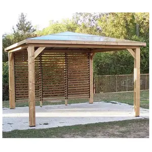 Comparateur de prix : HABRITA Pool House Blueterm Avec Une Paroi Ventelles