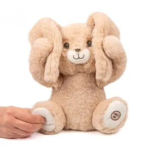 Peluche Justin coucou-caché et comptine pas cher