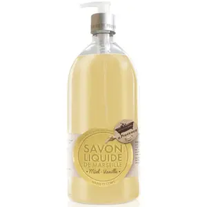 Les Petits Bains de Provence Savon Liquide de Marseille Miel Vanille 1L pas cher