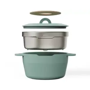Pebbly - Cocotte  24cm Vert