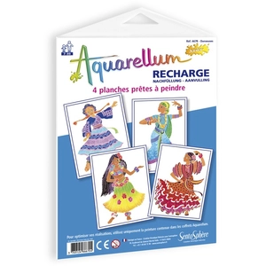 SentoSphere Fun Frag / Ed Debroise Recharge Aquarellum Junior   Danseuses pas cher