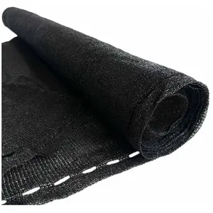 TECPLAST Bâche brise vue 1,5x10 m noir Polyéthylène renforcé Occultant Jardin pas cher