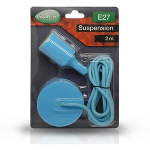 VISION-EL Suspension Douille en Silicone Miidex Lighting® Bleu pas cher