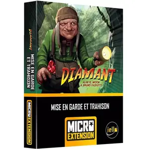 Jeu de société - IELLO - Diamant - Mise en Garde et Trahison - Cartes épaisses - Boîte compacte pas cher