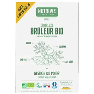 Nutrivie Complexe Détox Bio 20 ampoules pas cher