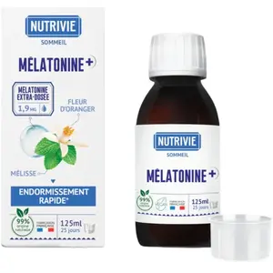 Nutrivie Melatonine+ Extra-Dosée 1,9Mg 125ml pas cher