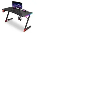Bureau ergonomique gamer avec porte gobelet et support casque Urban Fa... pas cher