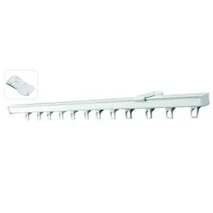 SECODIR Tringle Rail Unirail Laqué Blanc Pour Rideau Avec Glisseur l 1.50 m pas cher