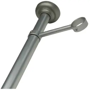 1 Barre Télescopique du Sol au Plafond sans Perçage de 2m à 3m Coloris - Nickel satiné pas cher