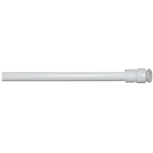 SECODIR Tringle à rideau sans perçage, extensible de 40 à 60 cm Coloris - Blanc pas cher