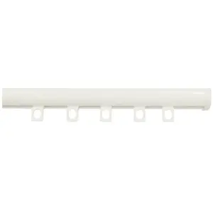 SECODIR Decorail - Tringle rail pour rideau en aluminium L.3,50 m Coloris - Blanc pas cher