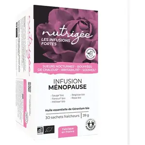 Nutrigée Infusion Ménopause 30 sachets pas cher
