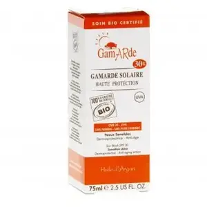 Gamarde Zonnebrandcrème Hoge Bescherming SPF30 Organic 100 ml pas cher