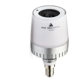 AwoX StriimLIGHT Bluetooth Mini - Enceinte sans fil Bluetooth - Blanc pas cher