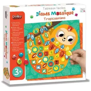Créa Lign Coffret Loisirs Créatifs - Diams mosaïque Tropicoanimo ...Vendu parcdiscount