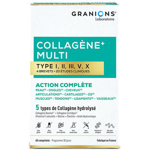 Granions - Multi Collagène + 5 Types de Collagène - 20 études cliniques - 1 mois pas cher