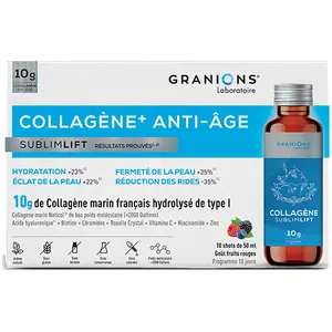 Granions Collagène Sublimlift - Collagène marin de type I hydrolysé - 10 Shots pas cher