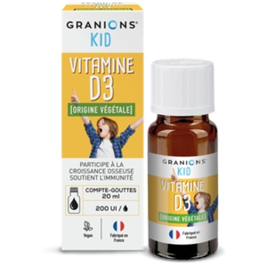 Granions Kid Vitamine D3 20mlVendu paratida-sante-discount-fr