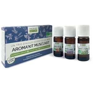 Propos'Nature Propos' Nature Aroma-Phytothérapie Aroma'Kit Muscl'Art Trio d'Huiles Essentielles Bio pas cher