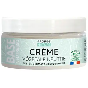 Propos'Nature - Crème neutre Bio - Sans parfum - 99% naturelle - 75ml pas cher
