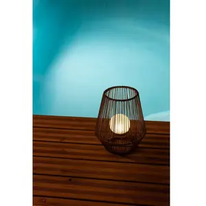 Lanterne Décorative H30 - Boule Perlée - Galix pas cher