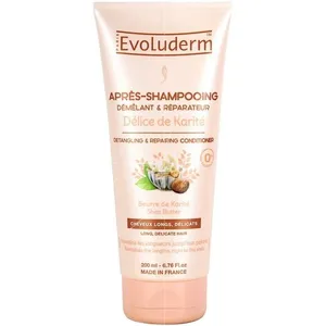 EVOLUDERM Après-shampoing Démêlant & Réparateur Délice de Karité 200 ml pas cher