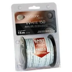 Câbles d'enceintes NorStone Bobine W150 White (15 m) pas cher