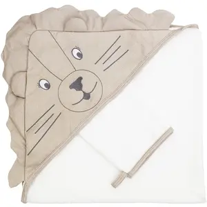 Trois Kilos Sept Cape de bain + gant Tam Tam (70 x 70 cm) pas cher