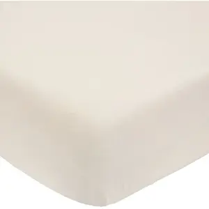 Drap housse Sable (60 x 120 cm) pas cher