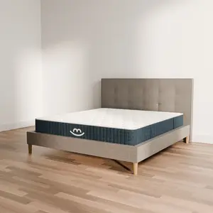Ensemble lit et matelas à mémoire de forme Jade - 26cm - Anthracite / 80x200cm / Avec pas cher