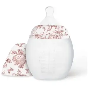 Elhée Biberon anti-colique en silicone X Tartine et Chocolat terracota...
