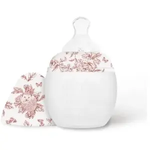 Elhée Biberon anti-colique en silicone X Tartine et Chocolat terracota...