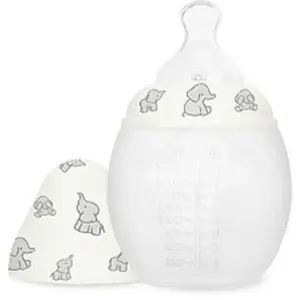 Elhée Biberon anti-colique en silicone Eléphant (240 ml) pas cher