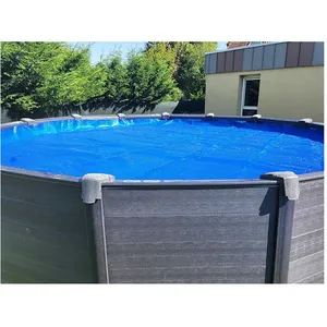 Bâche à bulles pour piscine ronde 4.70m Bleu pas cher