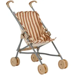 Poussette pour poupée Rayures Larges pas cher