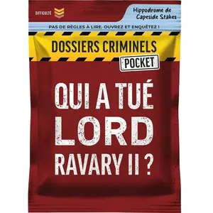 Asmodee Qui a Tué Lord Ravary II ? (Dossiers Criminels Pocket) pas cher