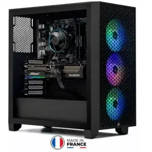 PC Gamer CORSAIR 3000D - AMD Ryzen 5 5500 - AMD Radeon RX 9060 XT   16...