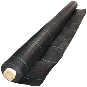 MAILLE STORE Toile de paillage - Noir - 100gr/m² Non pliés 1.65m x 100m Noir pas cher