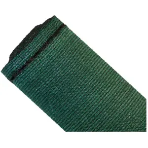 Brise-vue 90% - MAILLE STORE - Vert/noir - 185gr/m² - 2m x 15m - Boutonnières Vert/NoirVendu parcdiscount