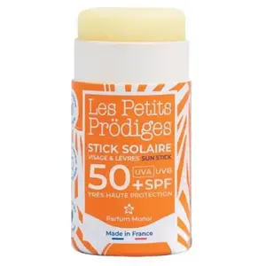 Stick solaire SPF50 15g -Les petits prodïges pas cher