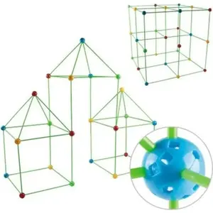 SHOP-STORY- MAGICASTLE : Kit de Construction de Cabanes pour Enfants - 175 pièces pas cher