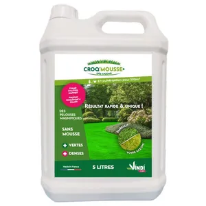 CROQ'MOUSSE des gazons Engrais liquide Pelouse « sans mousse/+vert... pas cher