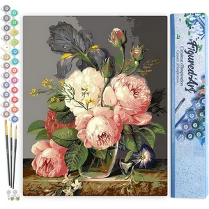 Figured'Art Schilderen op Nummer Volwassenen canvas Boeket van wilde b... pas cher