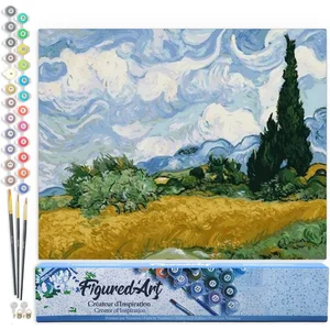 Figured'Art Schilderen op Nummer Volwassenen canvas Van Gogh - De heme...