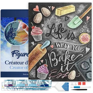 Peinture Figure d'art Affiche cuisine diamant pas cher