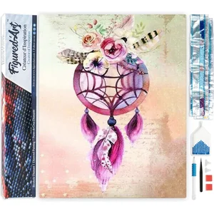 FIGURED'ART Diamond Painting - Figured’Art - Attrapeur de rêves - 40x5...