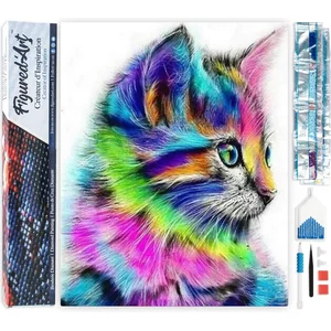 Figured'Art Diamond Painting set Volwassenen 40x50 cm Kleurrijke kitte...