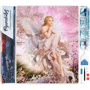 Figured'Art Diamond Painting set Volwassenen 40x50 cm Mooie fee - 5D D...