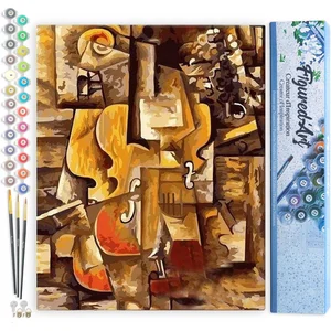 Figured'Art Schilderen op Nummer Volwassenen canvas Picasso viool en d...