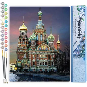 Figured'Art Schilderen op Nummer Volwassenen canvas Rusland - Handwerk... pas cher